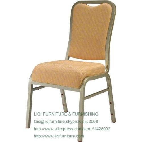 Wholesale quality strong gold aluminum vip stacking hotel chairs LQ-L2041