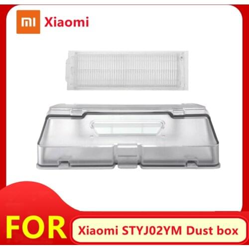 Original Dust Box With Filter Water Tank For Xiaomi STYJ02YM Mop Pro VIOMI V2 V2 PRO VIOMI V3 MIJIA Robot Vacuum Cleaner Parts