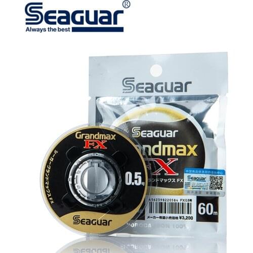 Seaguar GrandMaxFX Coating Fishing Line 0.8-10 Fluorocarbon Carbon Fiber Leader Line Sinking Line Carp Fishing