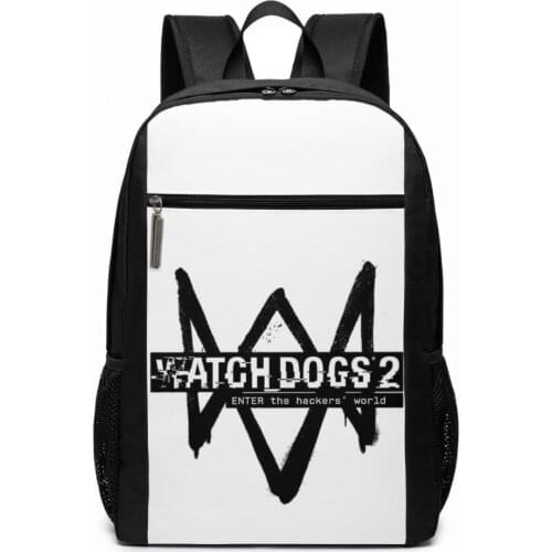 Watch Dogs Backpack Watch Dogs Backpacks Trend Multifunctional Bag Travel Teenage High quality Print Man - Woman Bags