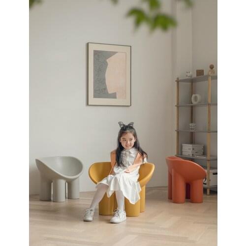 Nordic Kids Stool Elephant Leg Modelling Minimalist Modern Plastic Designer Step Stool Kids Furniture Small Children Stool