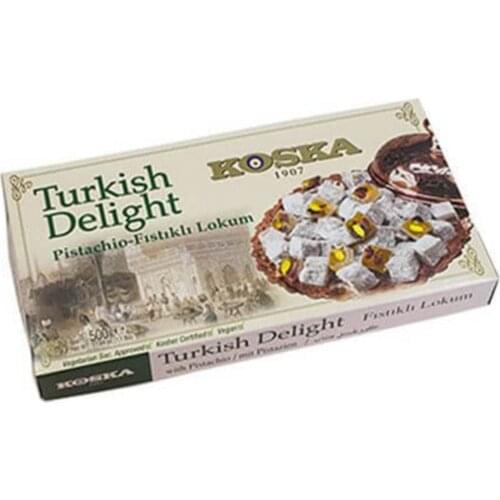 Turkish delight sweet Pistachio roasted istanbul delight turkish delight taste traditional fresh delicious premium pistachio Turkish delight 500 g