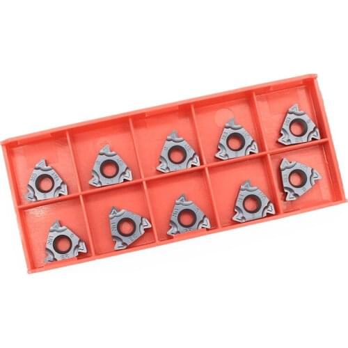 16ERNM 8 UN IC908 10pcs Carbide Inserts 16ERNM 8 UN IC908 Plate CNC Threaded Blade Lathe Cutter Tool Turning Tools