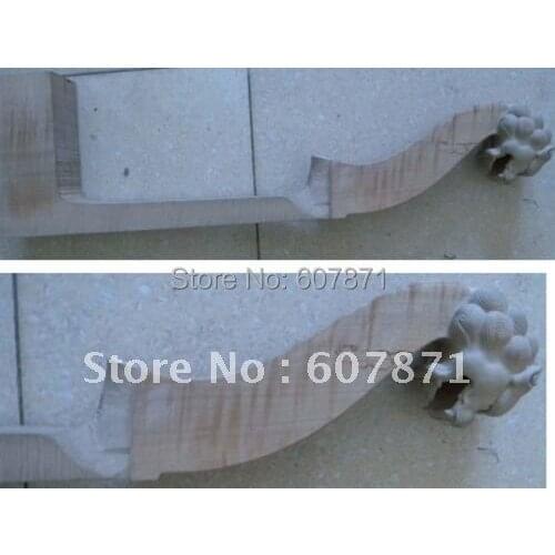 UPRIGHT DOUBLE BASS NECK Lion Head Maple Wood #1