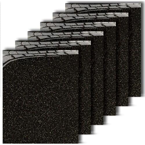 Heat Transfer Vinyl Black Glitter Sheet Iron on Transfer Vinyl HTV for Fabric Heat Press Film Easy Cut Weed Washable Vinyl Paper