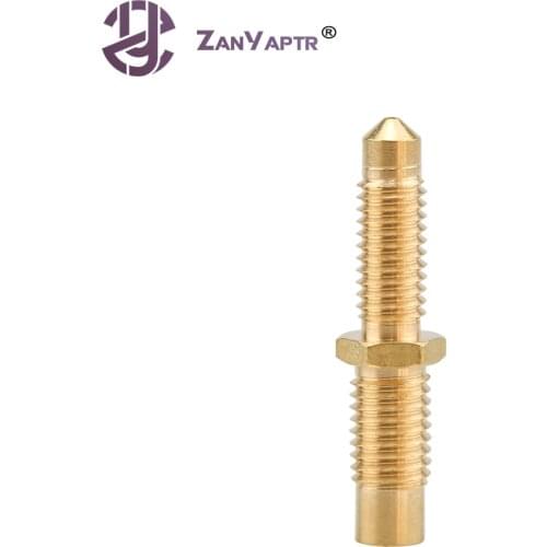 3D Printer Integrated Nozzle M6+M7 Throat 0.2/0.4/0.8mm Bore 4.1mm For V6 Brass Nozzle Extruder Print Head