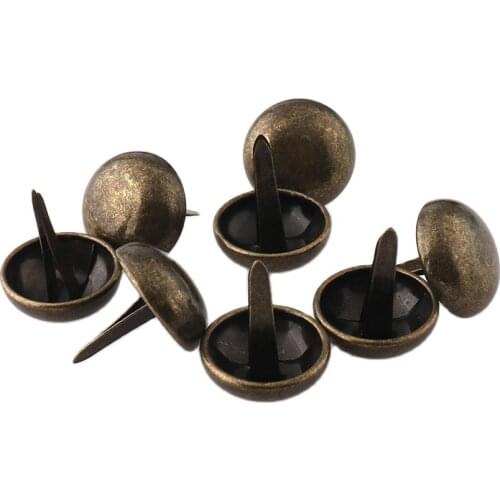 Rivets Open-end Brass 20*23mm Metal Leather Craft DIY Studs Spikes Spots Nailhead Rock Punk Garment Sewing Decoration Clothing