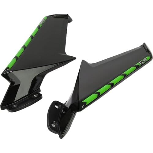ZX-10R Motorcycle Rearview Mirror Fixed Wind Wing Wind Flow Front Fairing Side Spoiler Winglets For Kawasaki ZX-10R 2016-2021