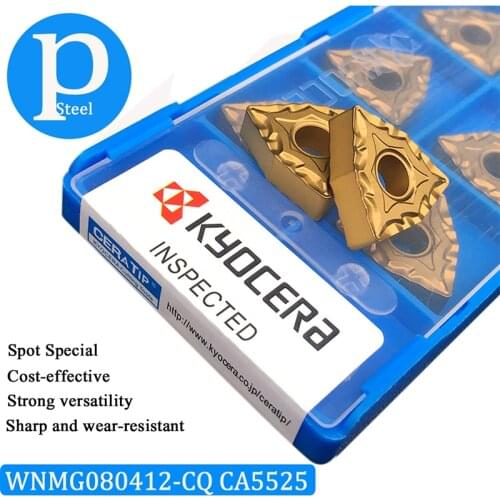 10PCS WNMG080412 CQ CA5525 100% Original Carbide Inserts For Steel WNMG High Quality Machining Turning Tool CNC Lathe Tools