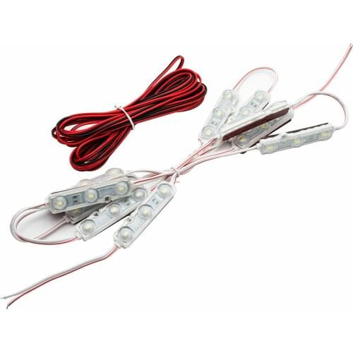 10x Car LED Light Interior Reading Light Car Lamp IP67 12V 150LM For Transit Van Boat SUV