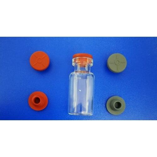 13mm, 200pcs! Red and grey Color Butyl rubber stopper medical rubber for vial,rubber sealing,injection vials stopper,rubber cap