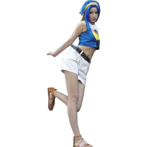 2018 Fairy Tail Levy McGarden Cosplay Costume Halloween Costumes Tailor made Any Size