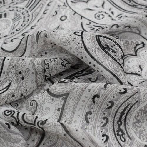 2018 fashion imported pure cotton chiffon fabric for summer dress trousers telas por metros tissu au metre vestido tecido DIY