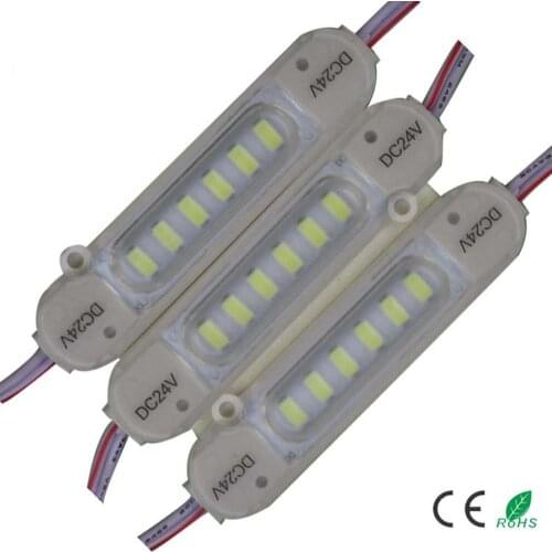 5730 LED MODULE 24V Waterproof led back light module for sign letter White Red green blue Injection Molding Light