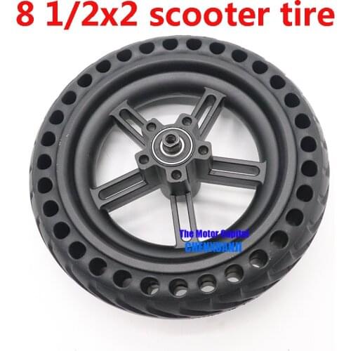 81/2X2wheel For Xiaomi Mijia M365 Scooter rear Wheels 8 1/2X2 Xiaomi Electric Skate Board 8.5 inch solid wheel alloy rims