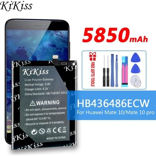 5850mAh HB436486ECW Battery for HUAWEI MATE 10/Mate 10 Pro/P20 Pro AL00 L09 L29 TL00/Mate 20/Mate 20 pro/Honor V20/Mate X