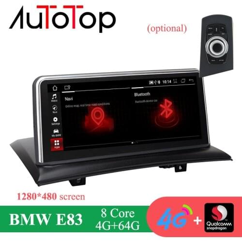 AUTOTOP BMW E83 X3 Carplay Snapdrago 4G+64G Car Multimedia Player Autoradio Stereo For BMW X3 E83 2004-2010 Car Radio GPS Video
