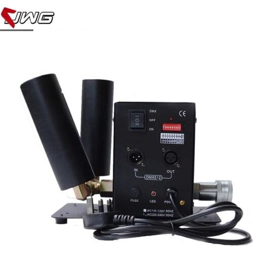 Free Shipping Double Pipe Co2 Jet Machine DJ Stage Lighting Disco Effect Light Co2 Fog Machine Smoke Machine