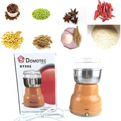 1Set Electric Stainless Steel EU Plug Multi-functional Coffee Bean Grinder Home Milling Machine Kitchen 220V