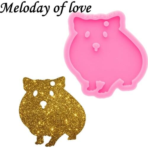 Glossy Silicone Owl Mold for Necklace, DIY Resin Mold , Epoxy Jewelry Resin Casting Moulds, Clay Molds DY0746