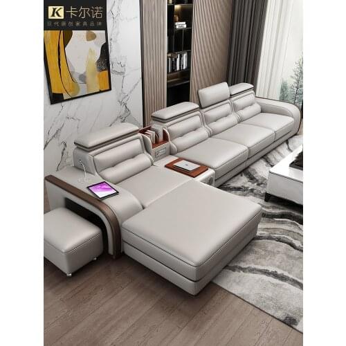 Combination furniture Sofa head modern simple living room large and small house type medium thick leather