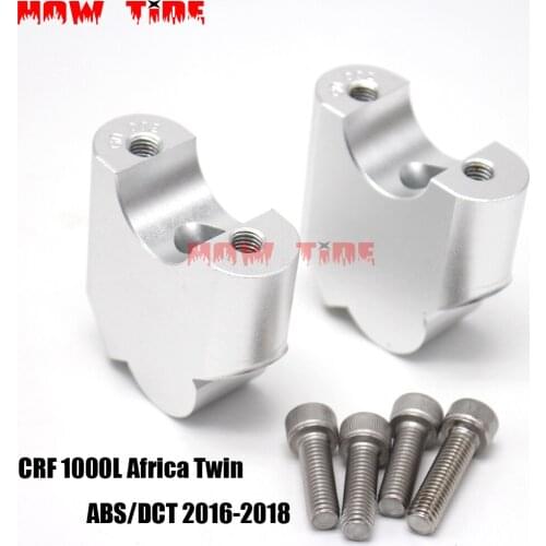 Handlebar riser extension bracket kit for Honda CRF1000L Africa double ABS / DCT 2016 2017 2018CNC aluminum alloy
