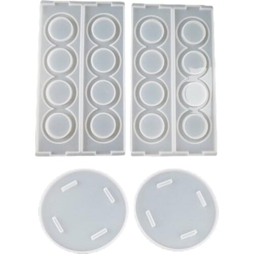 Box Shelf Silicone Mould DIY Crafts Casting Tool Coffee Capsule Storage Rack Epoxy Resin Mold W0YA