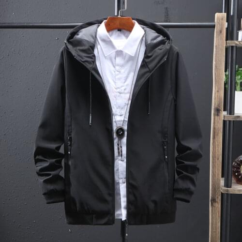 Jacket mens autumn trend handsome mens casual jacket spring and autumn big size mens wear