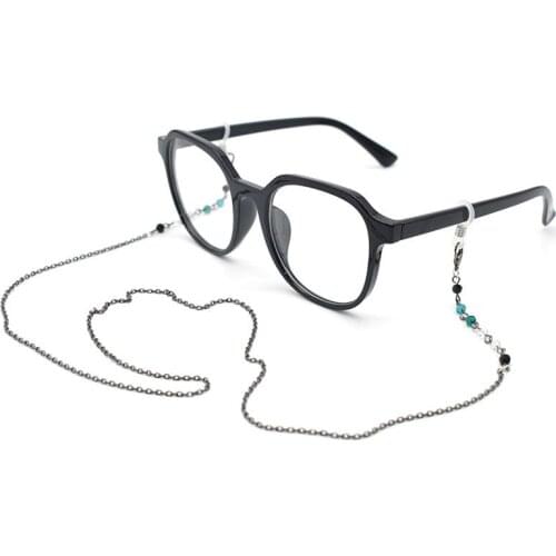 Fashion Women Men Simple Beads Chain Lanyards Sunglasses Reading Glasses Strap Cord Eyeglasses Hanging Rope Eyewear Accessories