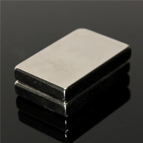 New Arrival Hot Sale 2pcs Block 30x20x5mm N50 Super Strong Rare Earth Nd Fe B Neodymium Magnet Hot Sale 925 Sterling Silver Sets
