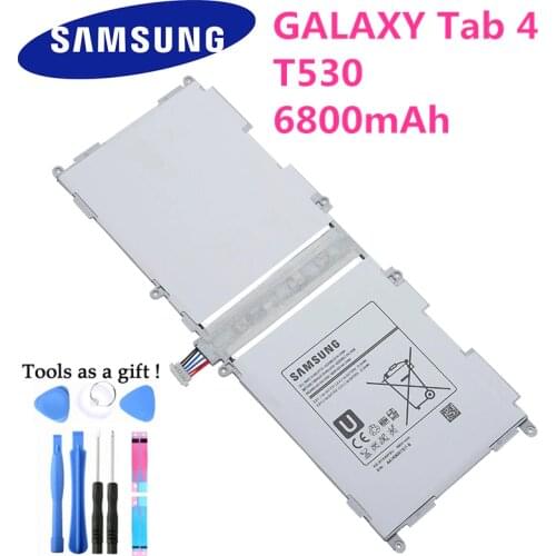 Samsung Original Battery EB-BT530FBC BT530FBU 6800mAh For Samsung Galaxy Tab 4 10.1" SM- T530NU T530 T531 T535 T537 +Free tools