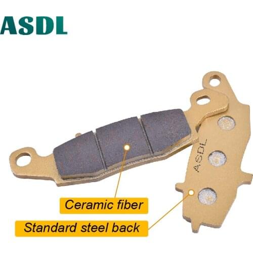 Motorcycle Front Brake Pads For KAWASAKI ER-6n KLE 650 ZR 750 1000 Z 750 VN 800 For SUZUKI GSF 650 Bandit SV 400 DL 650 GSR 750