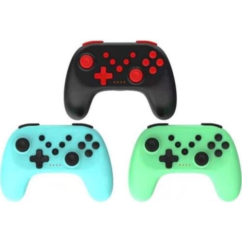 For Switch Console Type-C Wired Controller for Computer Motor Vibration Bluetooth Wireless Controller 6-Axis Gyro Gamepad