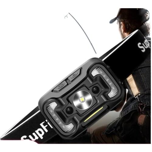 HL16 light-sensing bright led headlight rechargeable fishing head mounted Yediao