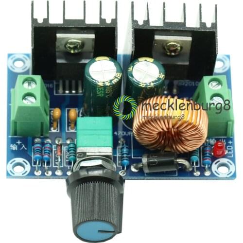 XH-M401 DC-DC Step Down Buck Converter Power Supply Module XL4016E1 PWM Adjustable 4-40V To 1.25-36V Step Down Board 8A 200W