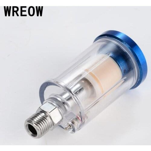 1PCS 1/4'' NPT Oil Water Separator Inline Air Hose Filter Moisture Trap For Compressor Spray Paint Gun Tool Y7
