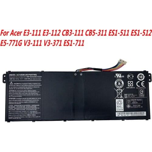 15.2V 48WH AC14B8K Laptop Battery For Acer E3-111 E3-112 CB3-111 CB5-311 ES1-511 ES1-512 E5-771G V3-111 V3-371 ES1-711