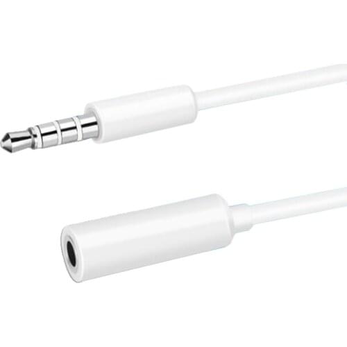 3.5mm Audio Extension Cable 4 Poles Jack 3.5 Male To Female Earphone Extender Cable Car Aux Code for Headphone Louder