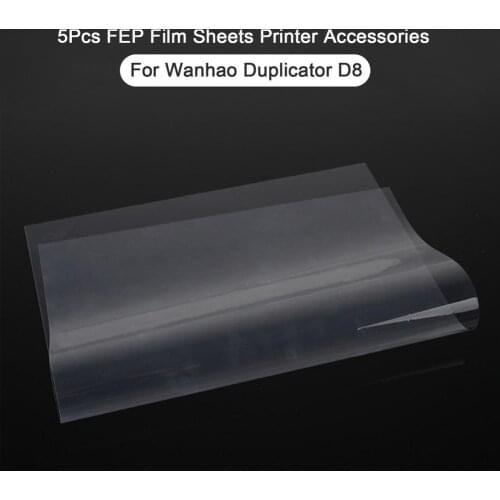 5Pcs 260*200mm Fep Film For Photon Mono X Wanhao D8 FEP Film For Dlp Sla Duplicator Photon Anycubic LD003 8.9inch Lcd 3D Printer