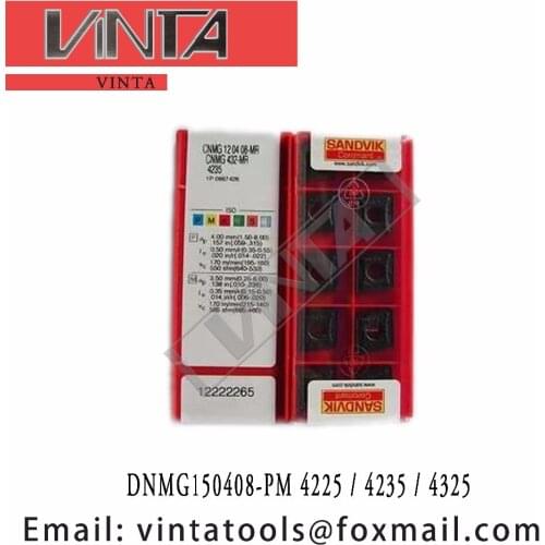 Free shipping high quality DNMG150408-PM 4225 / DNMG150408-PM 4235 / DNMG150408-PM 4325 cnc carbide turning inserts
