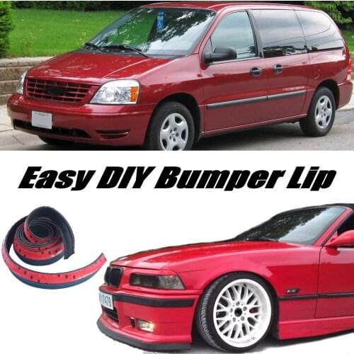 Bumper Lip Deflector Lips For Ford Freestar 2015 Front Spoiler Skirt For Car View Tuning / Body Kit / Strip