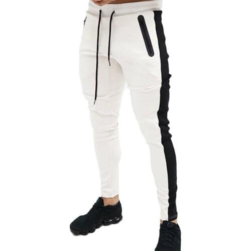 Men Sportswear Skinny Sweatpants Trousers 2021 Mens Joggers Casual Pants Fitness Gyms Jogger Track Pants