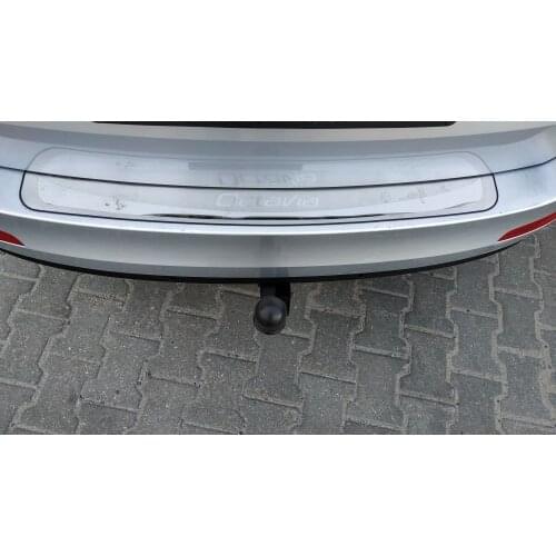 For Skoda Octavia A7 2015 2016 2017 2018 Car styling Rear Bumper Protector Sill Trunk Rear guard Tread Plate Trim