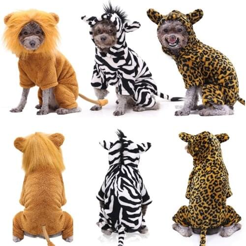 Cosplay Pet Costume Jumpsuit Fancy Dog Clothes for Large Small Dogs Golden Lion Cat Costume Party Decoration With Ear Pet Coat