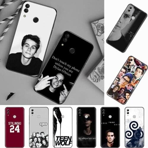 Dylan O'Brien Teen Wolf cool Phone Case For Huawei Honor view 7a5.45inch 7c5.7inch 8x 8a 8c 9 9x 10 20 10i 20i lite pro