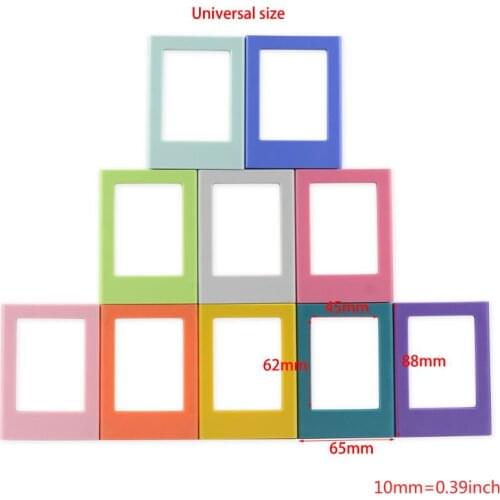 Mini Colorful DIY Magnetic Photo Frame Fridge Refrigerator Magnet Picture Frame for Holding 3 Inch Photos