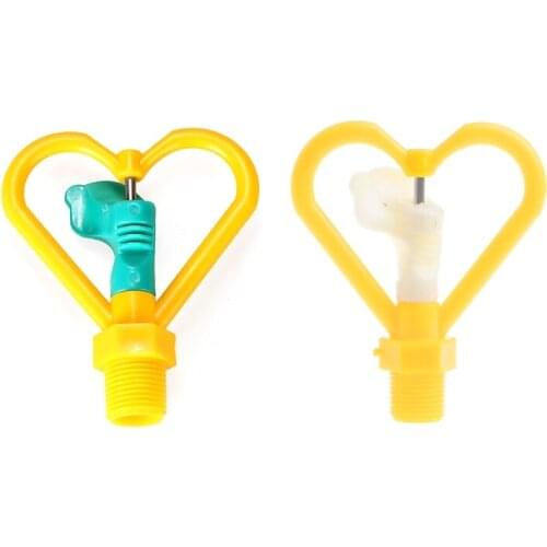 Sprinkler Nozzle 1/2" 360 Degree Rotation Water Head Yard Garden Lawn Irrigation