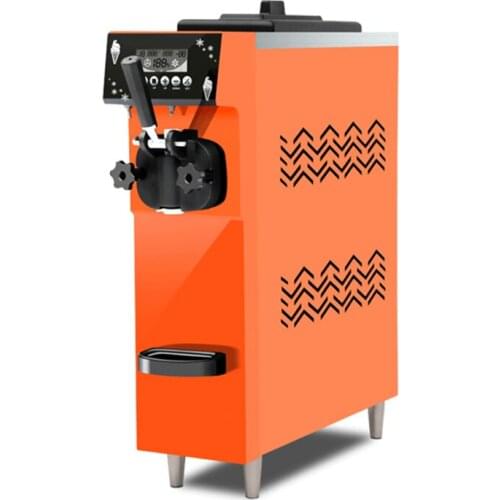 Small Vertical Soft Ice Cream Machine Single Flavor Consumer And Commercial Ice Cream Roll Maker Yogurt Making Vending Machine