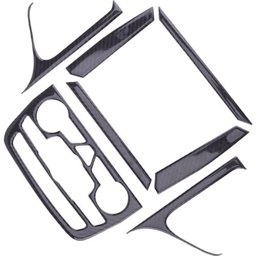 Carbon Fiber GPS Navigation Panel Trim Cover Fit for Jeep Grand Cherokee 2014 2015 2016 2017 2018 2019