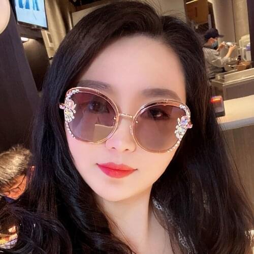 Diamond Sunglasses Women Anti Ultraviolet High Definition Polarized Day And Night Driving Glasses New Trend 2021